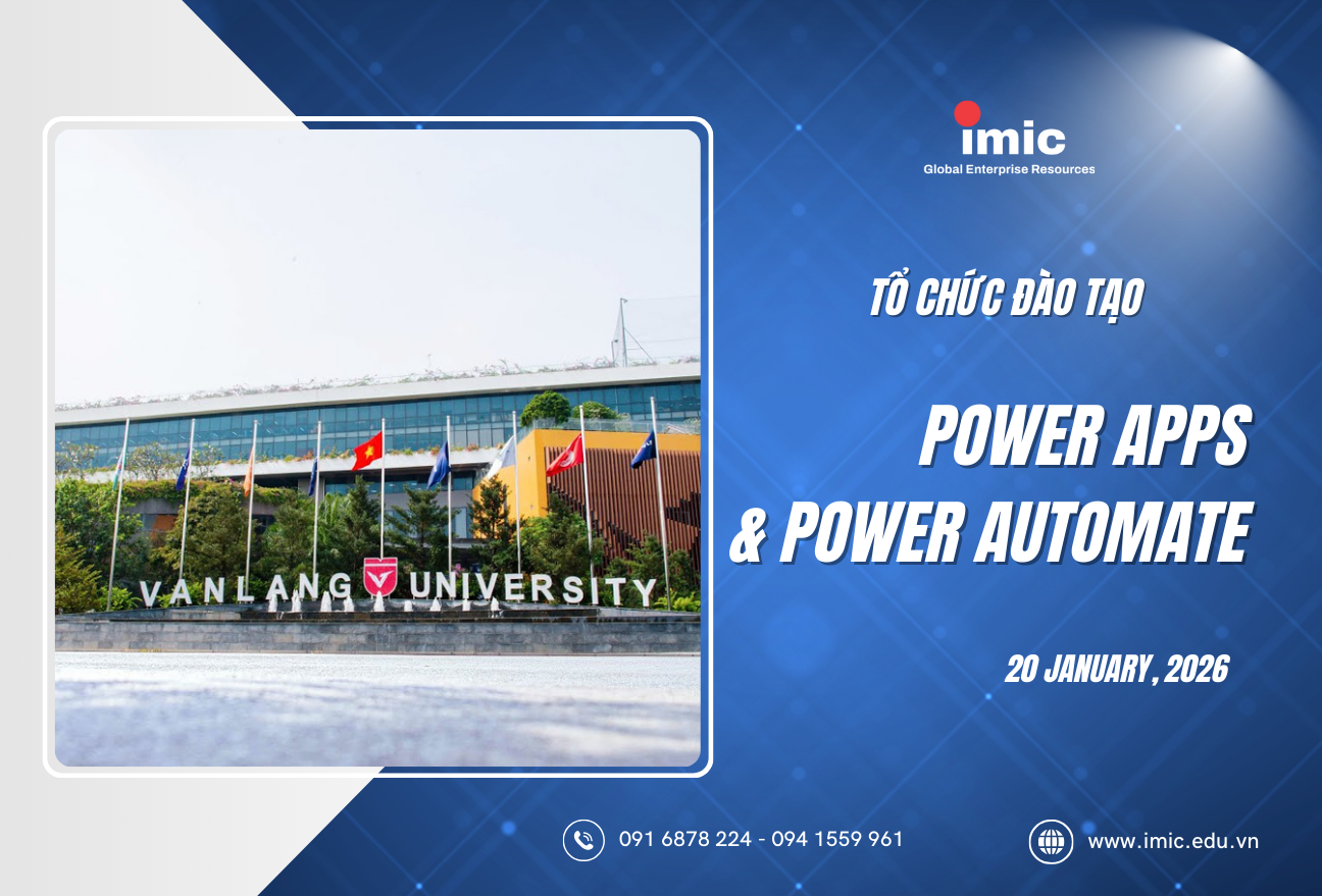 Đào tạo Power Apps & Power Automate cho Đại học Văn Lang